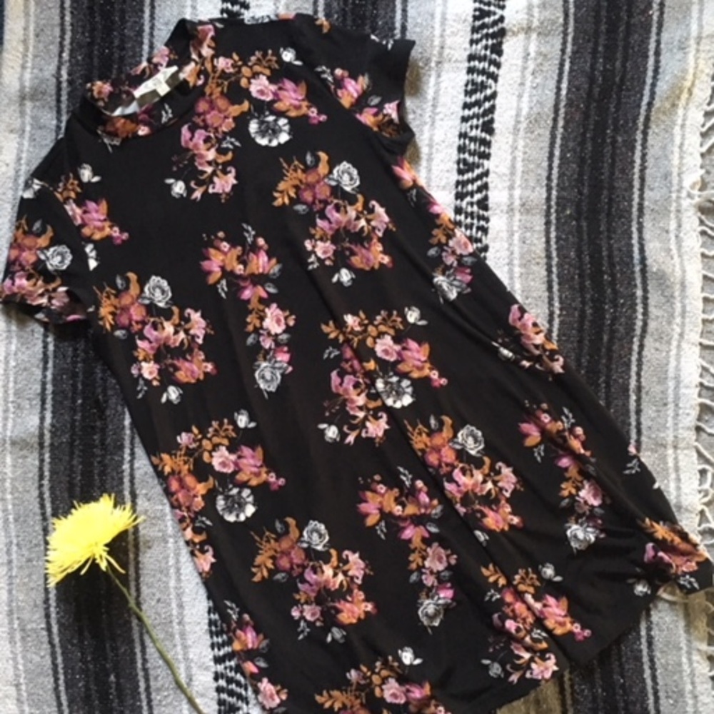 Pink Rose Swing Dress